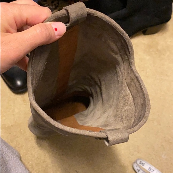 Minelli taupe grey suede boots - Picture 5 of 6